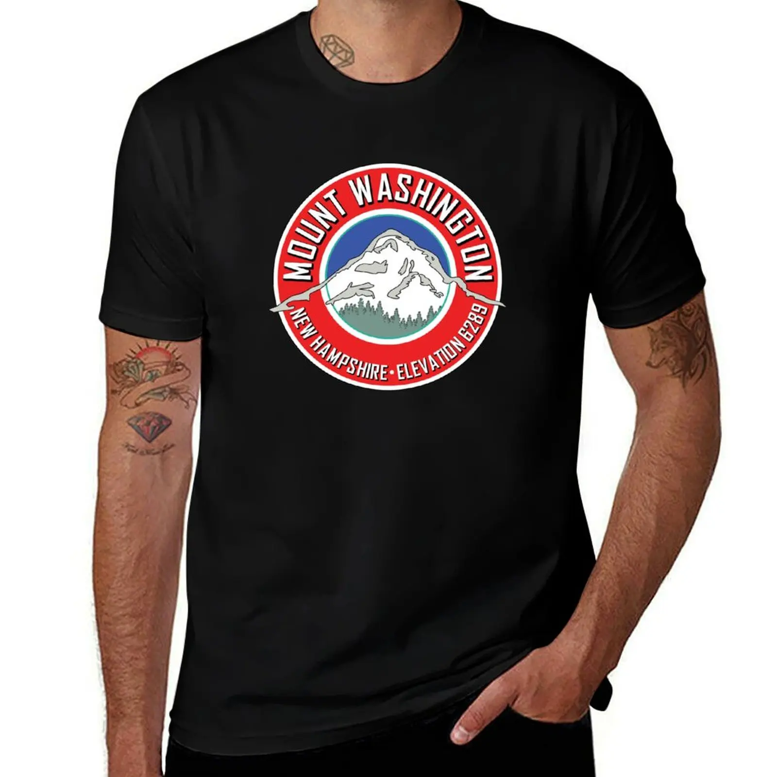 MOUNT WASHINGTON NEW HAMPSHIRE MOUNTAIN CLIMBING HIKING EXPLORE YELLOW T-Shirt Mechanic Work Tee Shirt