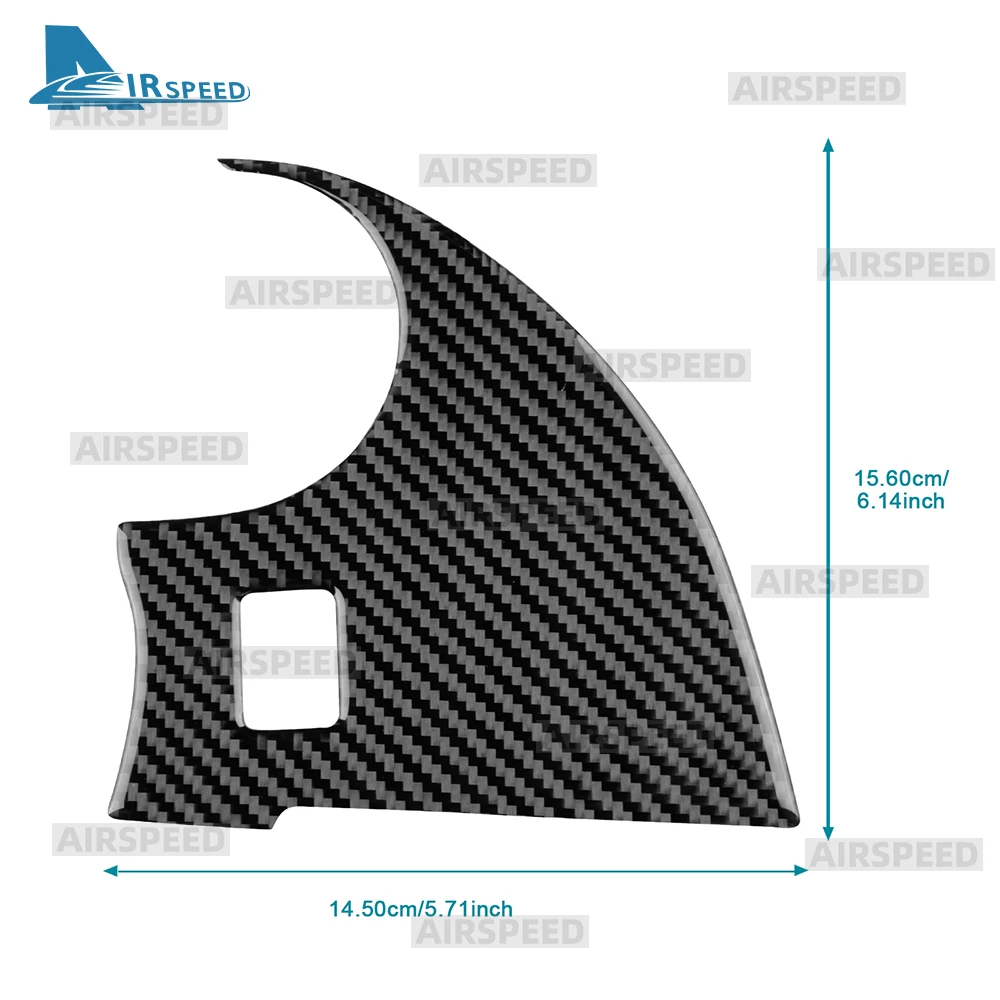 Real Soft Carbon Fiber Sticker For Mitsubishi Outlander 2017 2018 2019 2020 2021 LHD RHD Central Air Outlet Frame Panel Trim - view 4