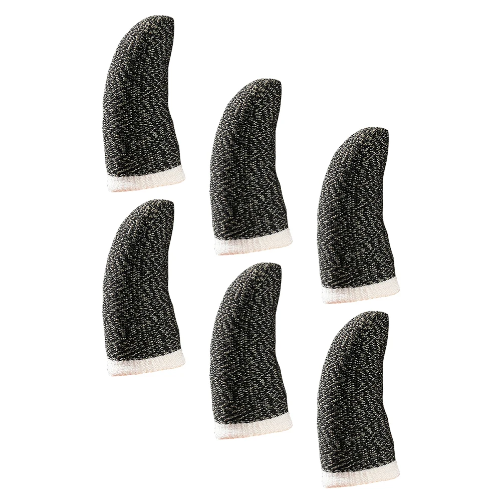 

6Pcs Mobile Game Finger Cover Air-Breathable Anti-Sweat Gaming Finger Sleeve for Touch Screen Precision Control
