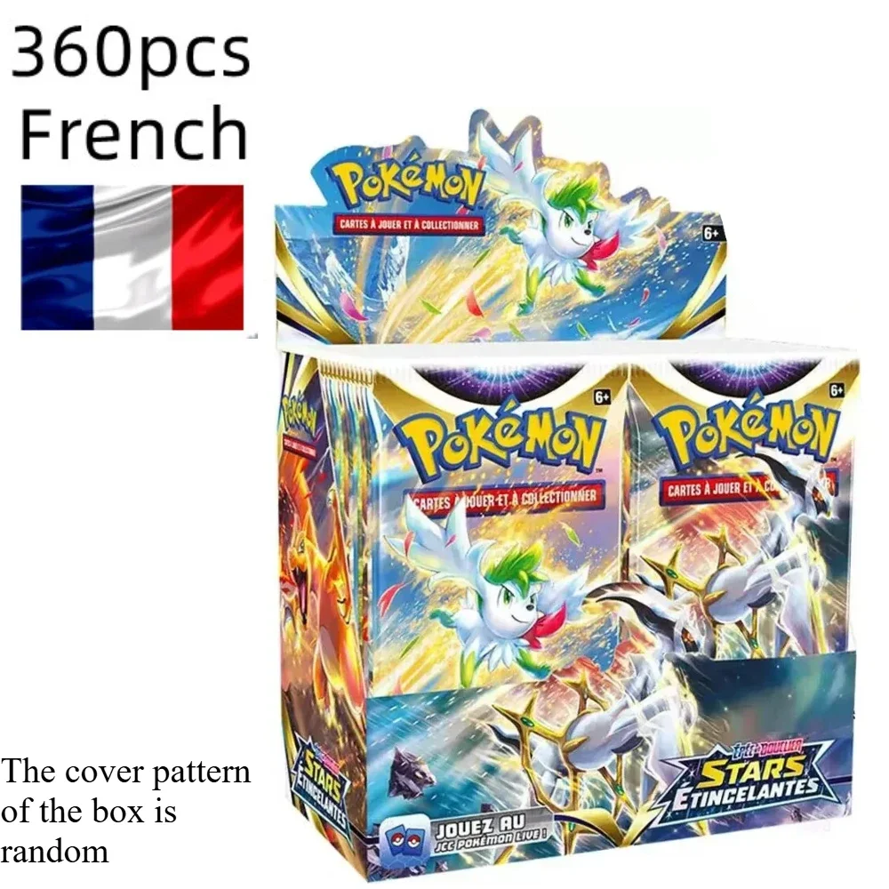 

Горячая и забавная 360-компонентная французская коробка Pok é mon Obsidian Flame Booster Box, игра Pok é mon, 36 упаковок боевых коллекционных карточек