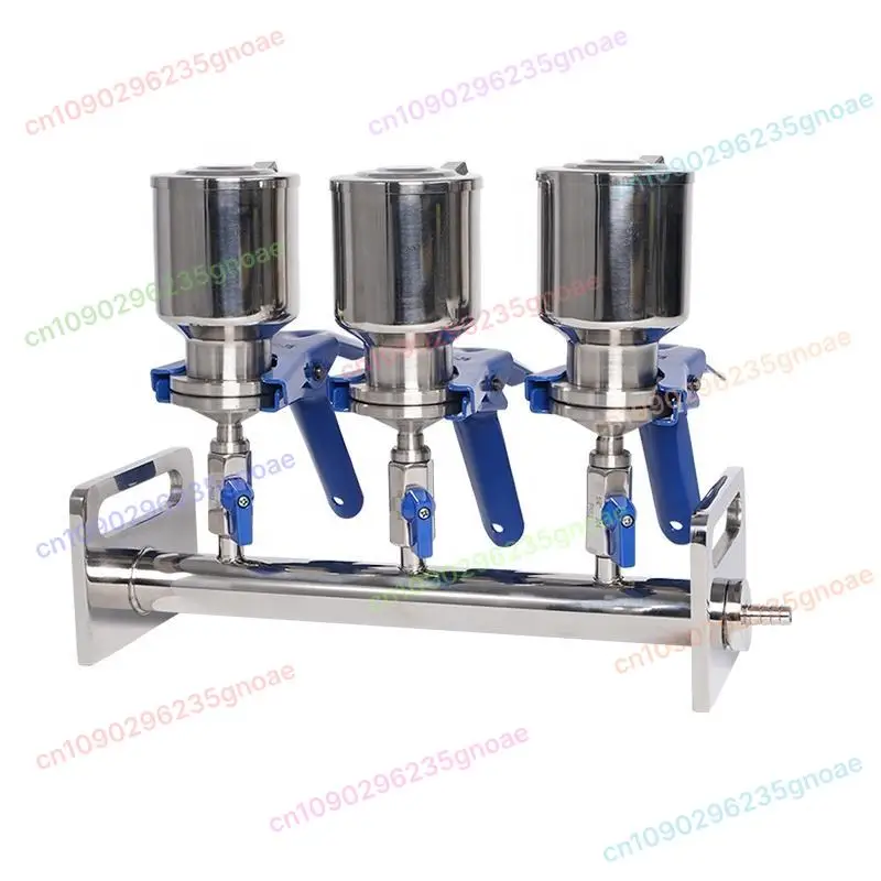 

Laboratory Vacuum Manifold 3 Station with Stainless Steel Valve Filtration Apparatus for Lab