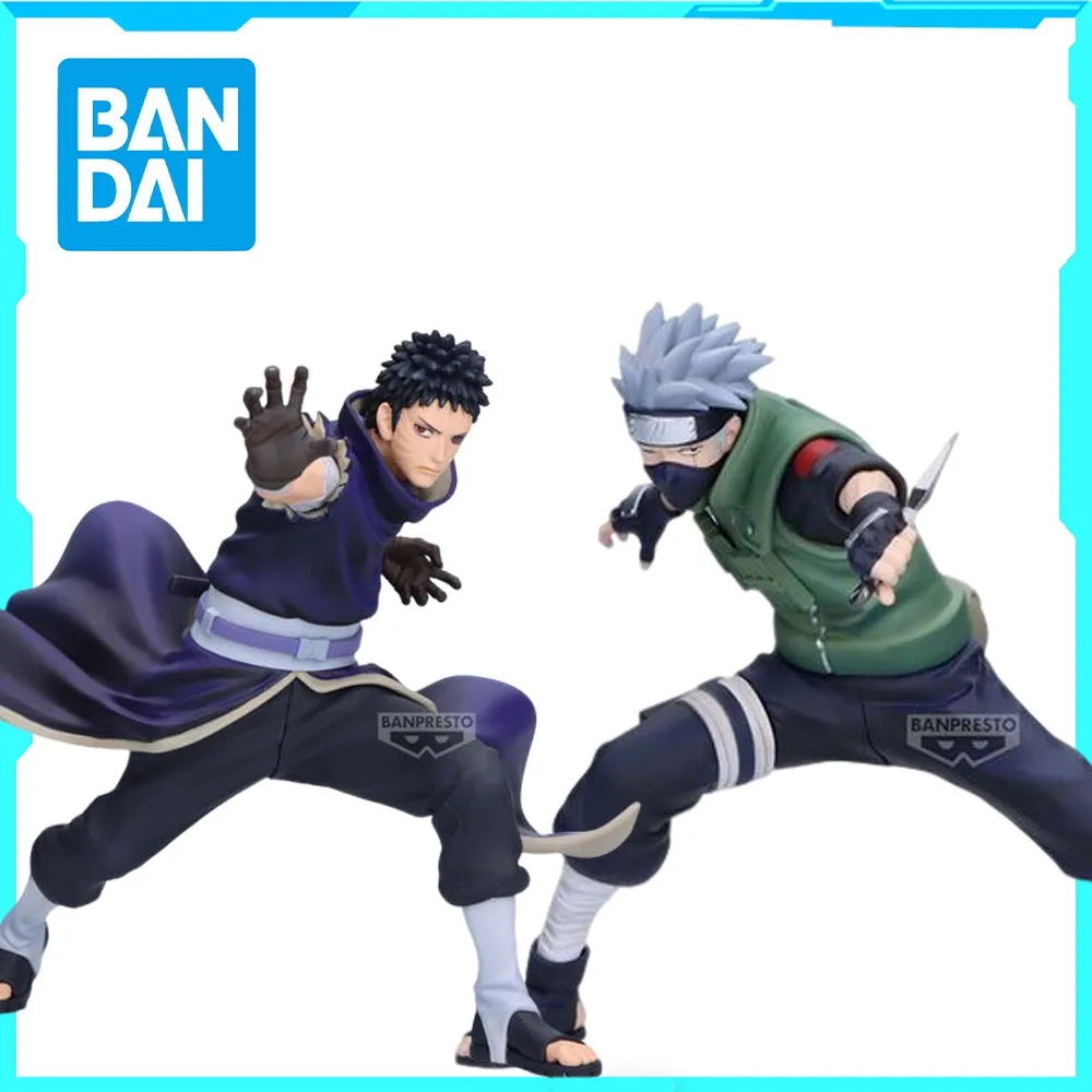 

100% in Stock Bandai Spirits Hatake Kakashi Uchiha Obito Original Genuine Anime Figure Finished Model Quality Assurance Gift
