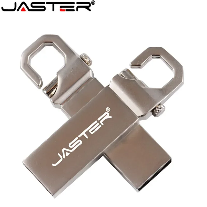 JASTER USB Flash Drive 64GB Metal Pen Drive USB Stick 32GB Pen Drive Real Capacity 16GB USB Flash