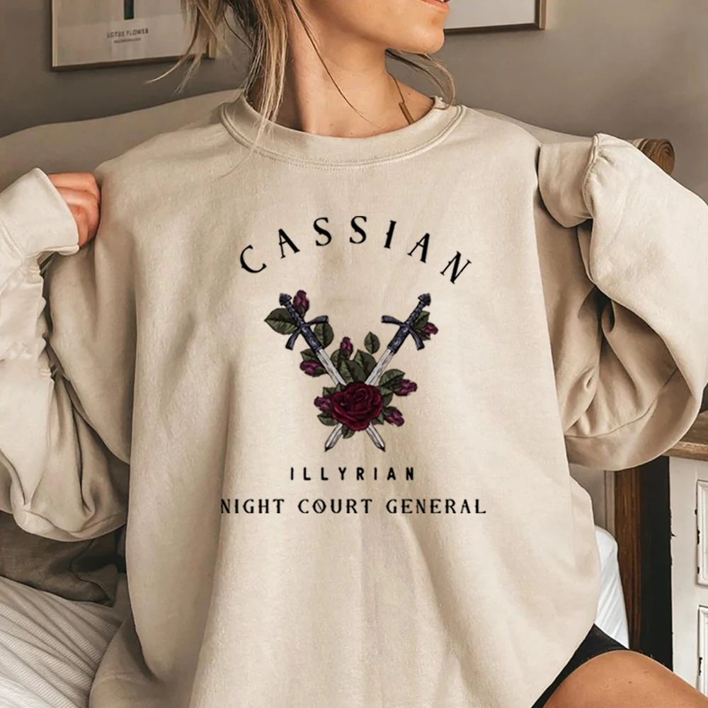 Illyrian Training Camp Sweatshirt Sarah J Maas Hoodie Acotar Velaris Jumper The Night Court Shirt Retro Cassian ACOTAR Sweatshir