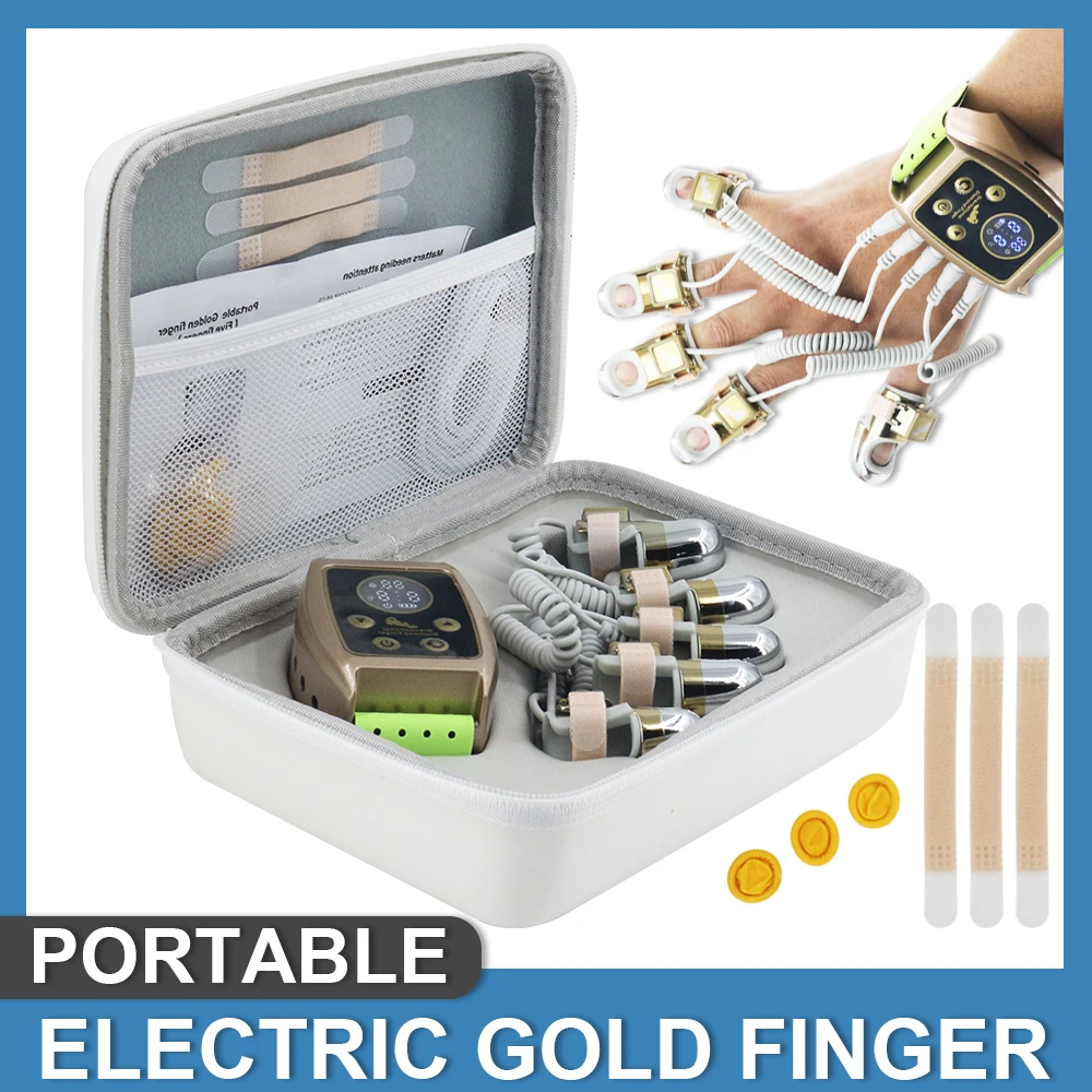 New Microcurrent Gold Finger Gravitational Diamond Finger Face Lifting And Firming Health Care EMS Beauty Machine