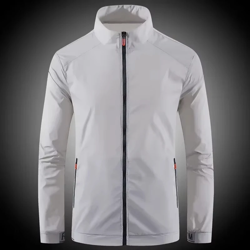 UPF50+ Sunscreen Coats Men's Breathable Sports Waterproof Jacket Summer UV Protection Outdoor Fishing Skin Clothing Skin Jackets