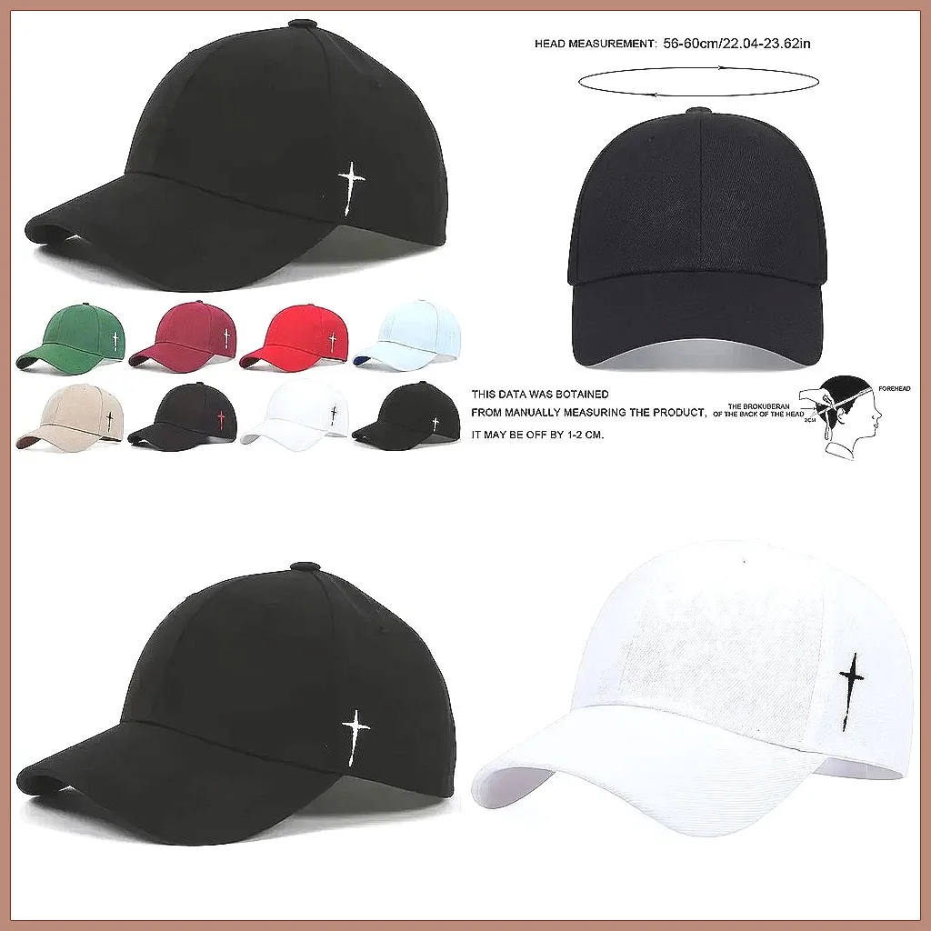 

Unisex Embroidered Baseball Cap Adjustable Outdoor Sun Hat for Spring Autumn Casual Wear