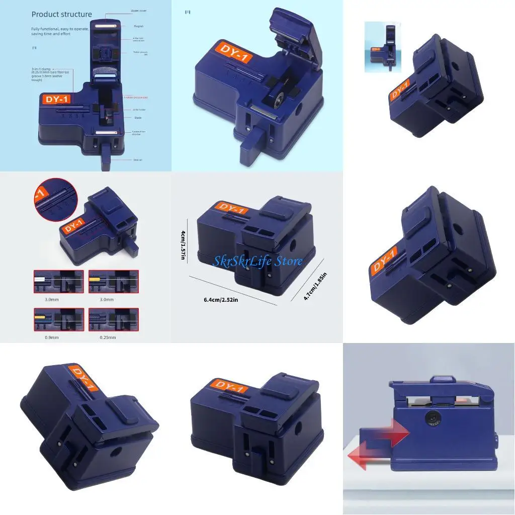 

E65E Precisions Engineered Plastic Fiber Splicing Device Instants Setups For Line
