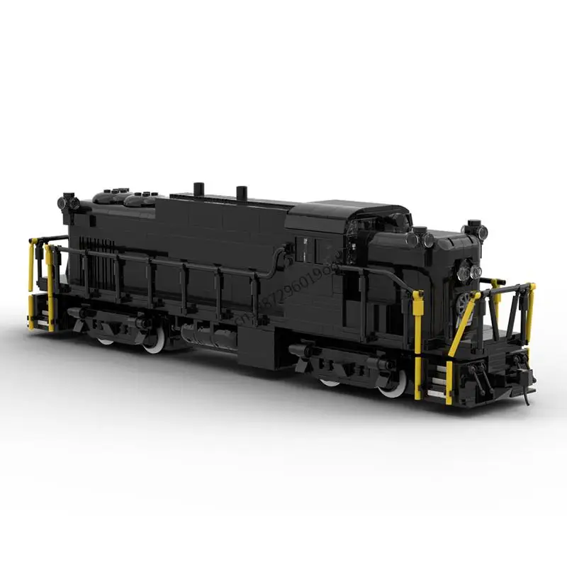 New 1260Pcs City Technical Train Tracks Railway Moc Alco Rs-3M Penn Central Model Custom Puzzle Diy Creative Ideas Kids Toy Gift