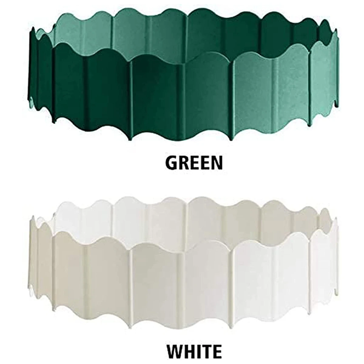 Y50A-20Pcs Plastics Garden Edging Fence,DIY Decorative Flower Bed And Grass Garden Border,Border Edging,Plant Palisade
