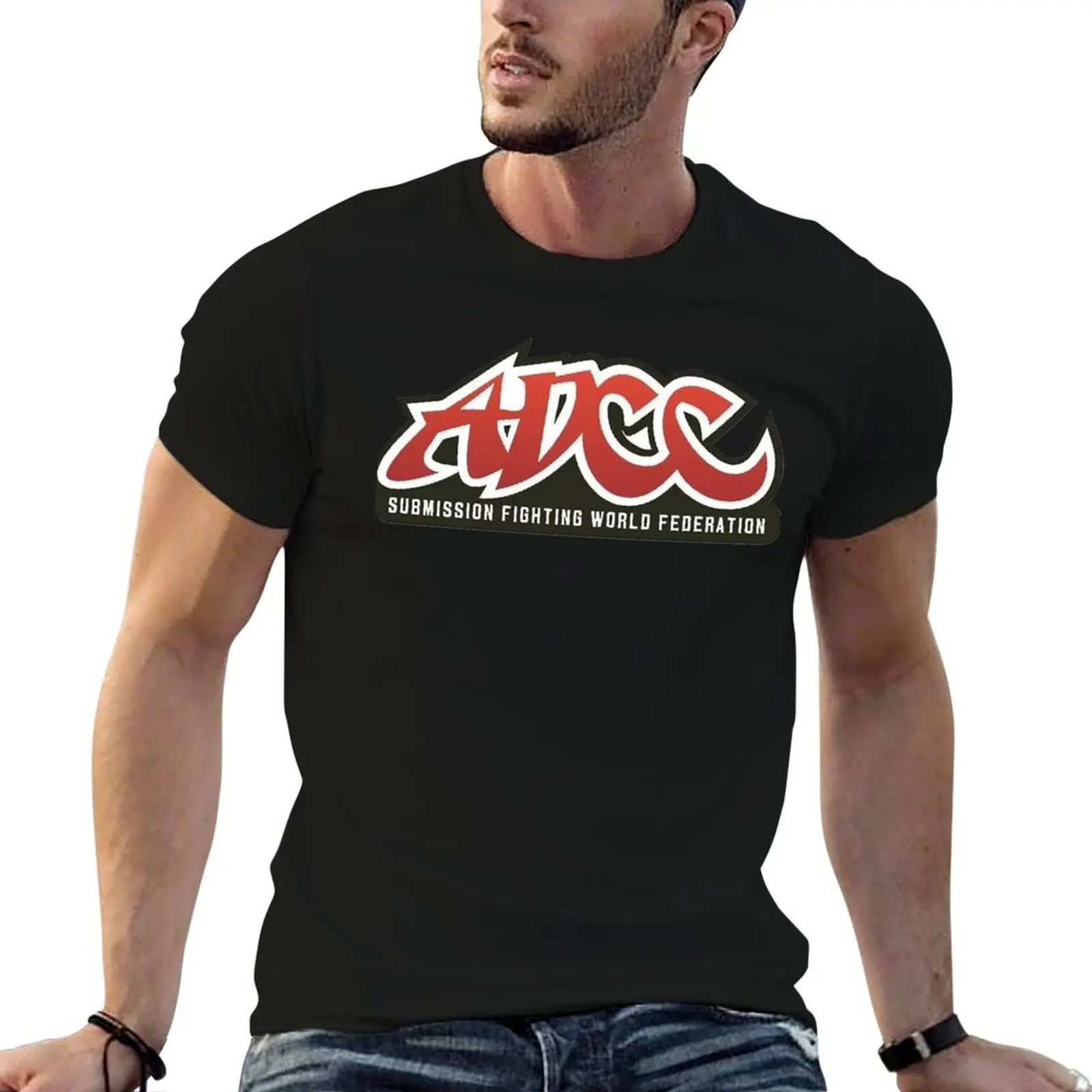 

shirts cotton T-Shirt ADCC man funny casual cotton t Federation shirt shirts for Fighting t World man t Submission men