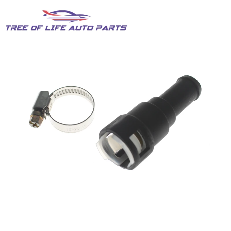 10PCS Heater Hose Pipe Connector W/Clamp For Ford E-550 E-350 E-450 E150 F-150 F-250 Bronco Lobo E69Z-18D434-B E69Z-18D435-B