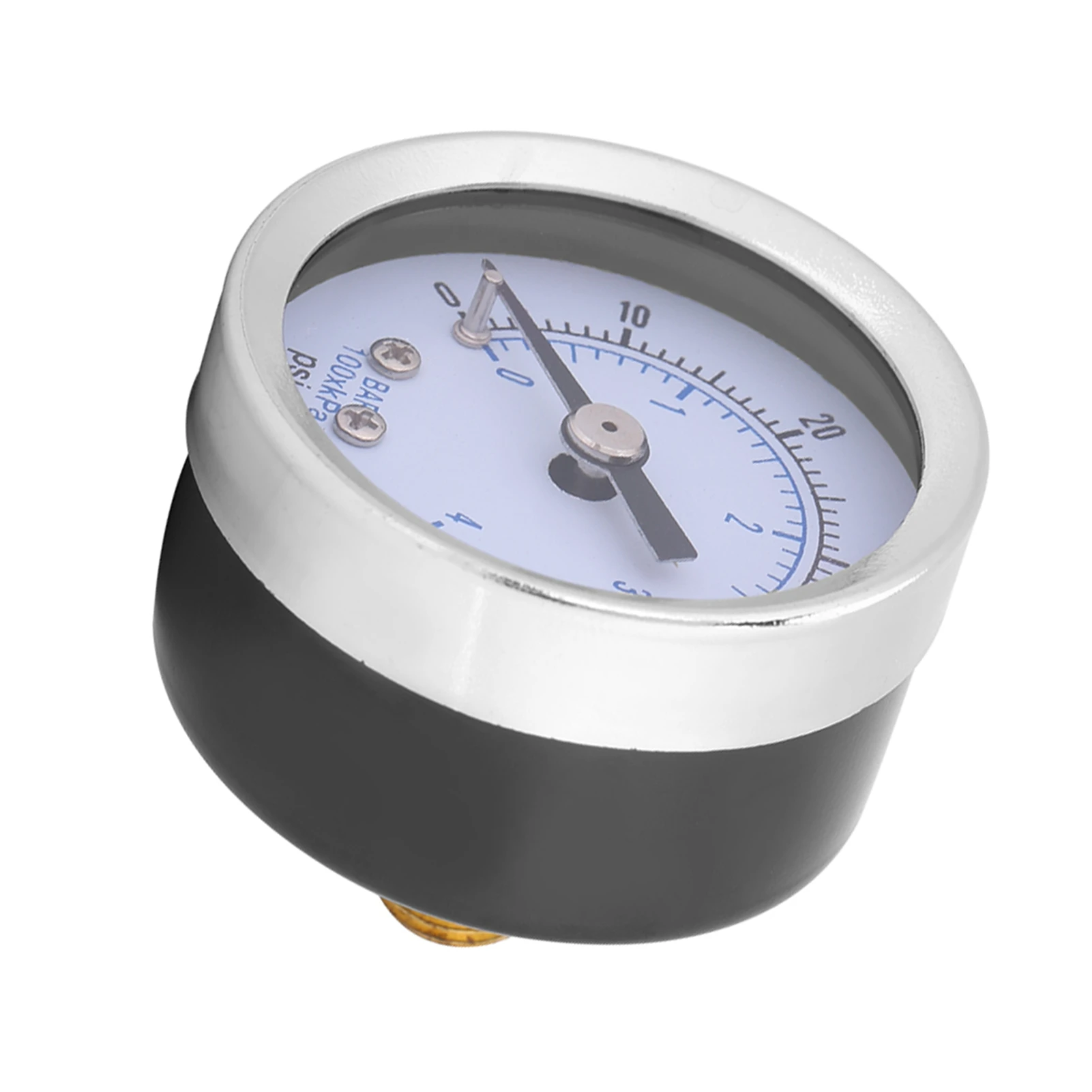 0‑60PSI 0‑4BAR 1/8' NPT Pressure Gauge Manometer for Water Air Oil Instrument Pressure Measuring Tool Air Pressure Gauge