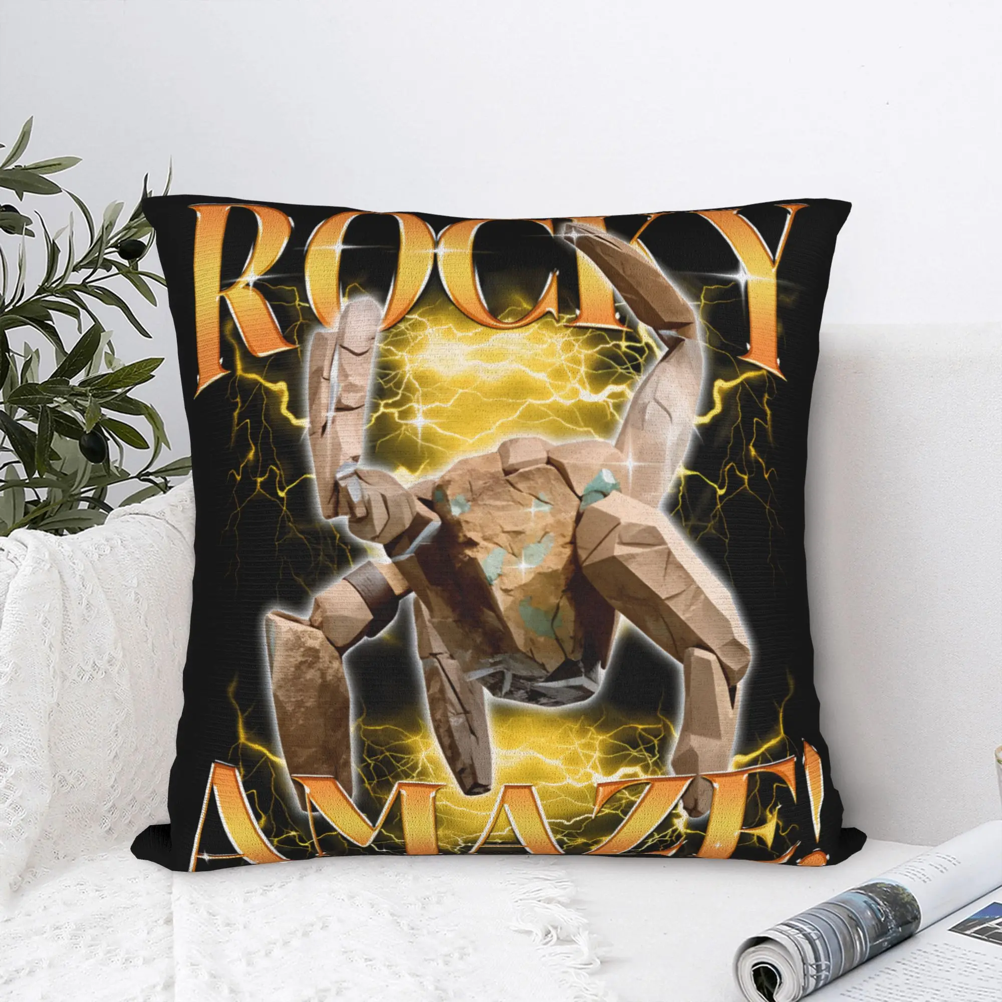 Soft Eridani-Rocky Project Hail Mary Pillowcase Polyester Cushion Cover Decoration Sci-Fi Adventure Pillow Case Cover Bed Square