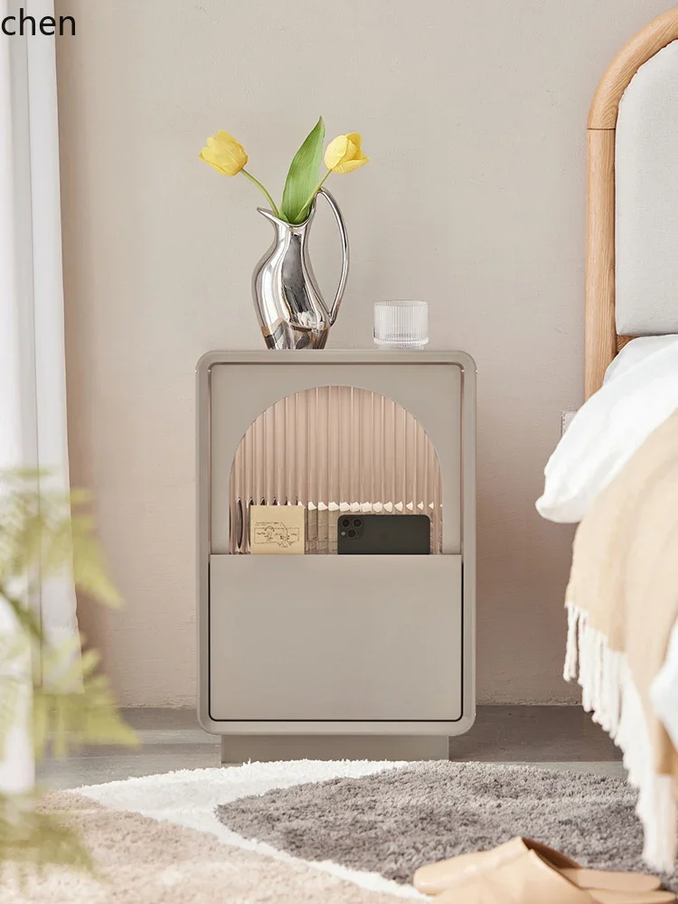 H5.22 solid wood sofa side few removable simple household side cabinet storage cabinet