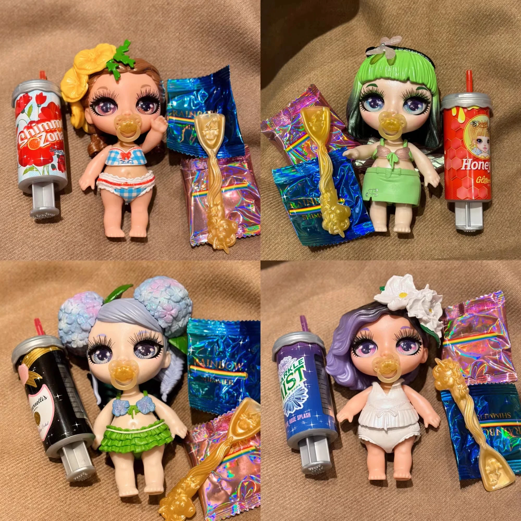 

New Kawaii Rainbow High Fantasy Friends Elf Fairy Blind Box Girl Slime Shaker Toy Collect Decoration Kid Birthday Gift