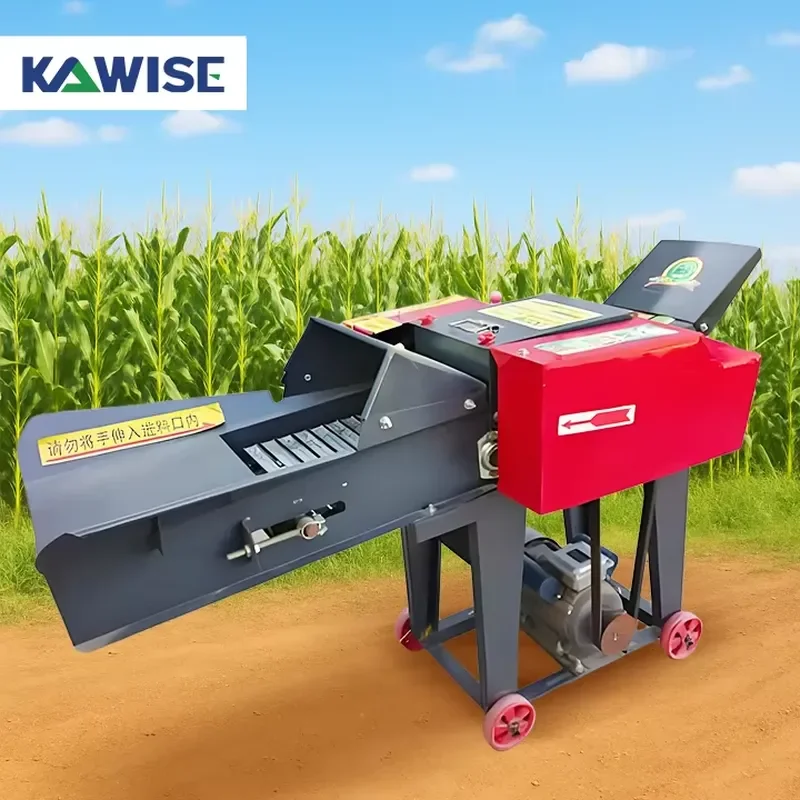 2026 CE Chaff Cutter Forage Chopper for Grass Maize Stalk Rice Straw Wheat Straw Silage on Dairy Farm