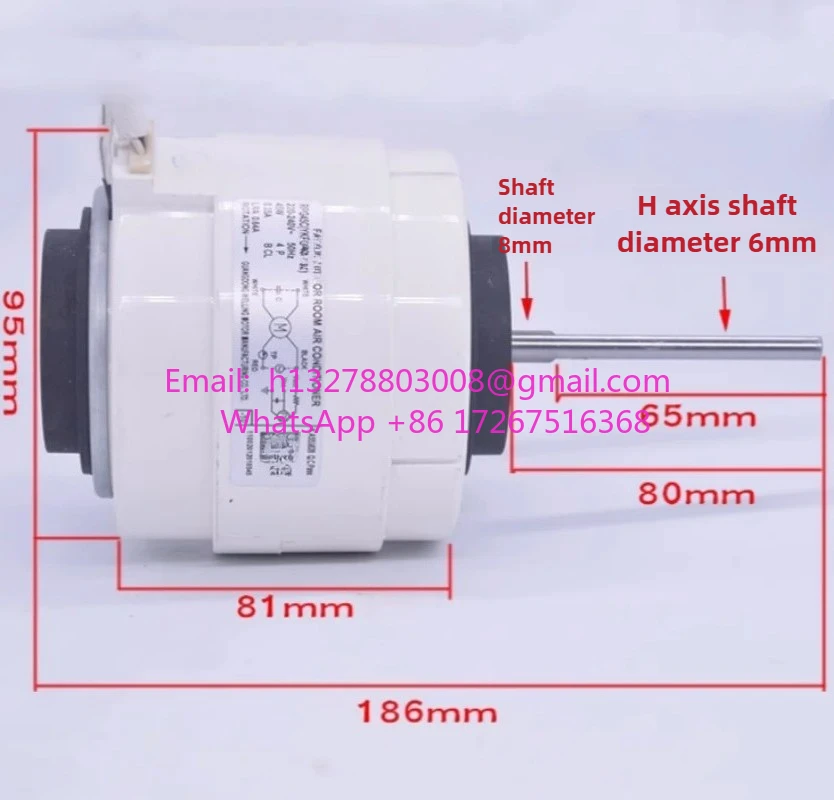 

new for Midea air conditioner RPG45C YKFG-45-4-22 indoor motor 45W fan motor H-axis reverse