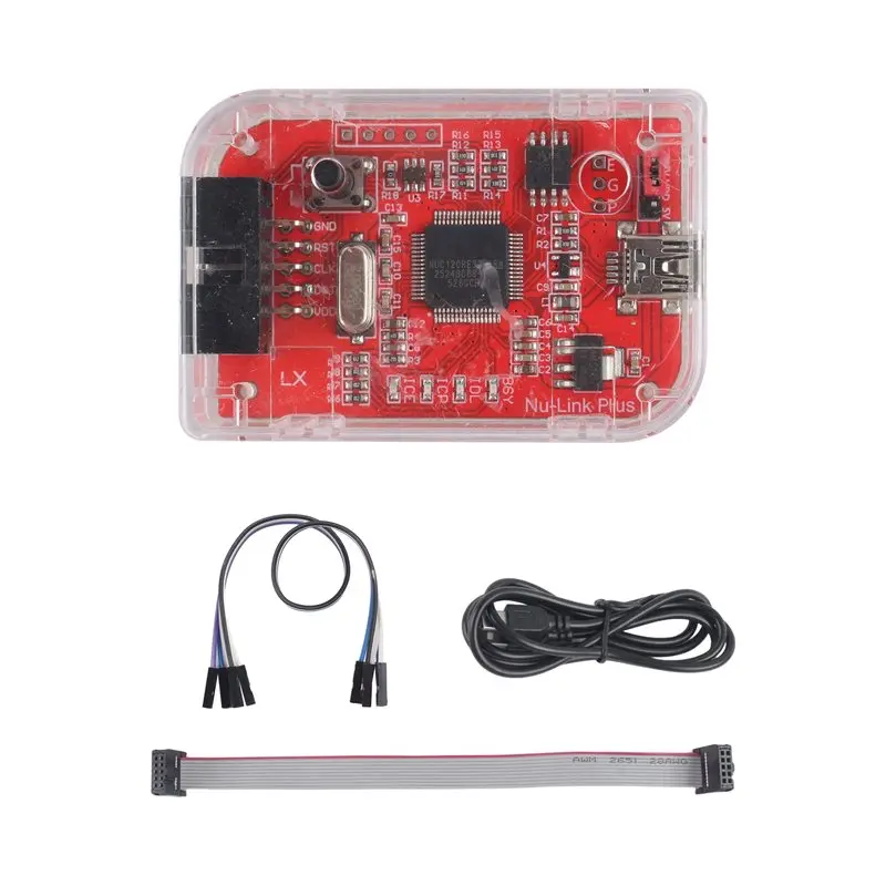 ABKL-Numicro ICP Programmer Nu-Link Nu Link Nuvoton ICP Emulator Downloader Support Online/Offline Programming M0/ Series