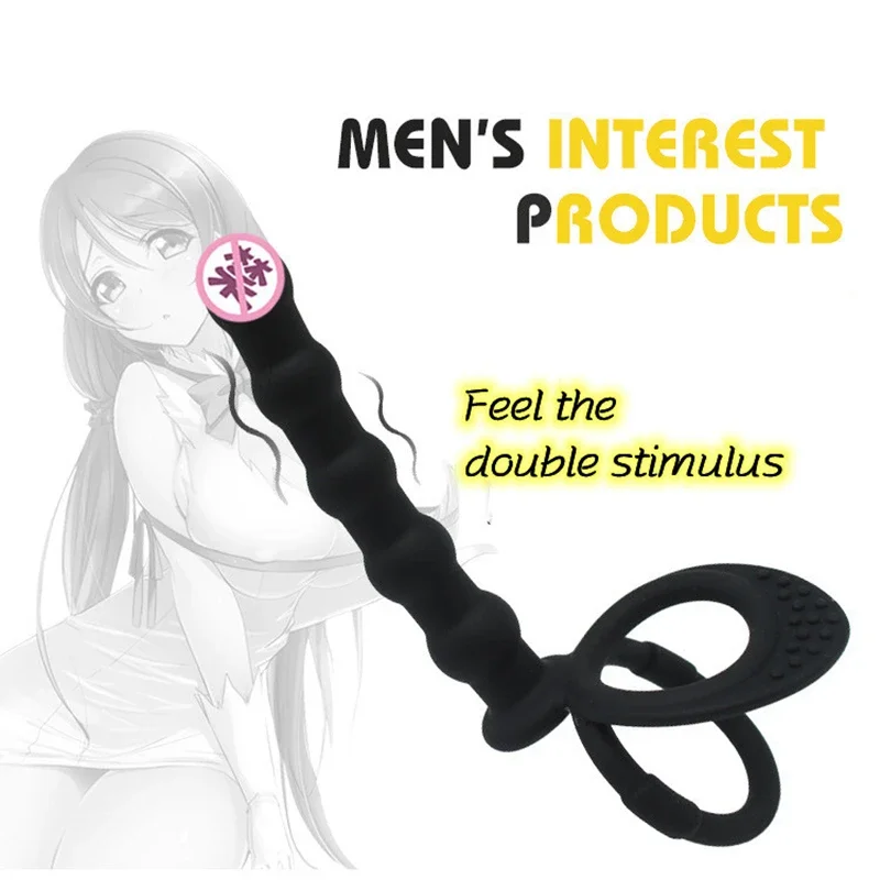 Anal Beads Dildo Sex Toys for Women Men Gay Buttplug Beads Long Butt Beads Vagina Clit Pull Ring Ball Anal G-Spot Stimulator