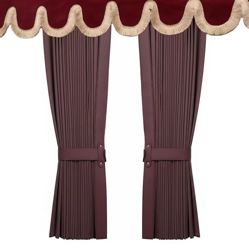 

Universal Truck Cab Suede Sunshade Curtains Interior Set for SCANIA DAF MAN HOWO IVECO Mercedes-Benz Mack