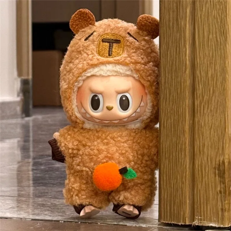 15 17cm Ubranka dla lalki Labubu, zestaw ubranek dla kapibary, kawaii pluszowa bawełniana lalka, przebranie, dekoracja, ubrania dla kapibary, akcesoria