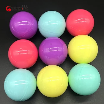 20pcs 70MM plastic PP surprise ball toy capsule round soap material candy container colorful egg can open for vending machine