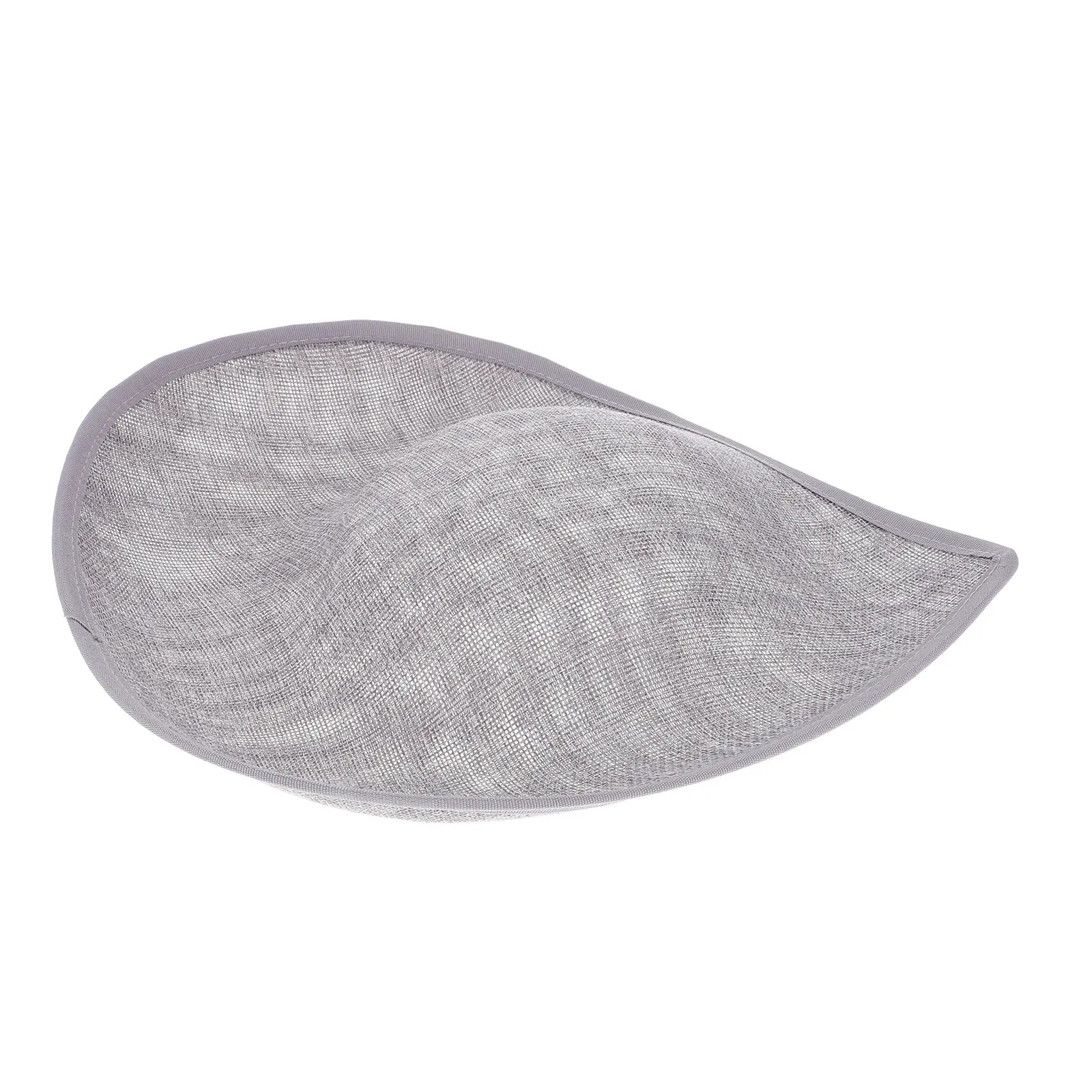 Heart Shaped Hat Base Polyester Design Large Size Breathable Women Hat Base Bride Horse Racing Event DIY Headdress Making