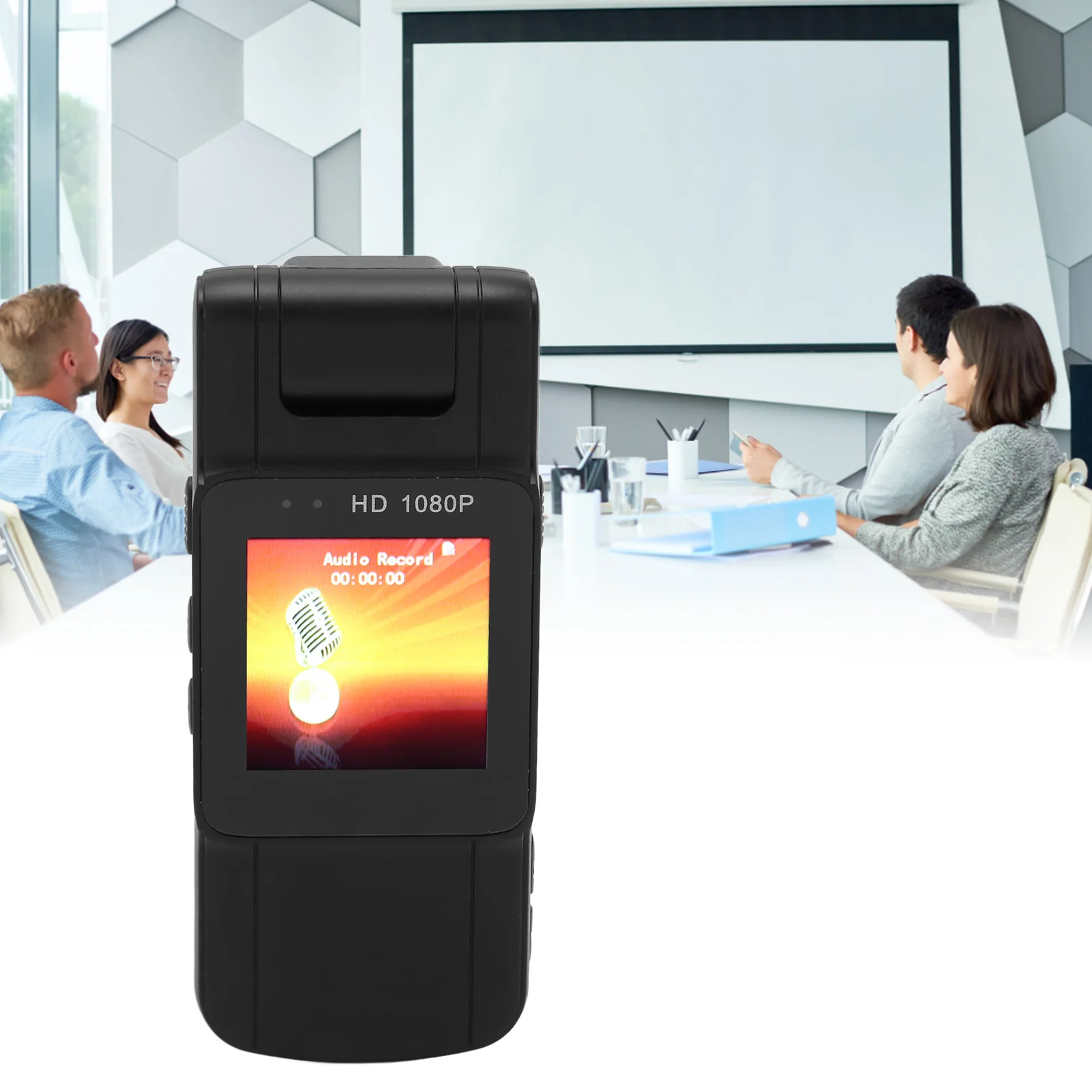 مسجل إنفاذ القانون مسجل مسجل فيديو محمول متعدد الوظائف HD 1080P كاميرا بمشبك خلفي لاجتماع إنفاذ القانون #3