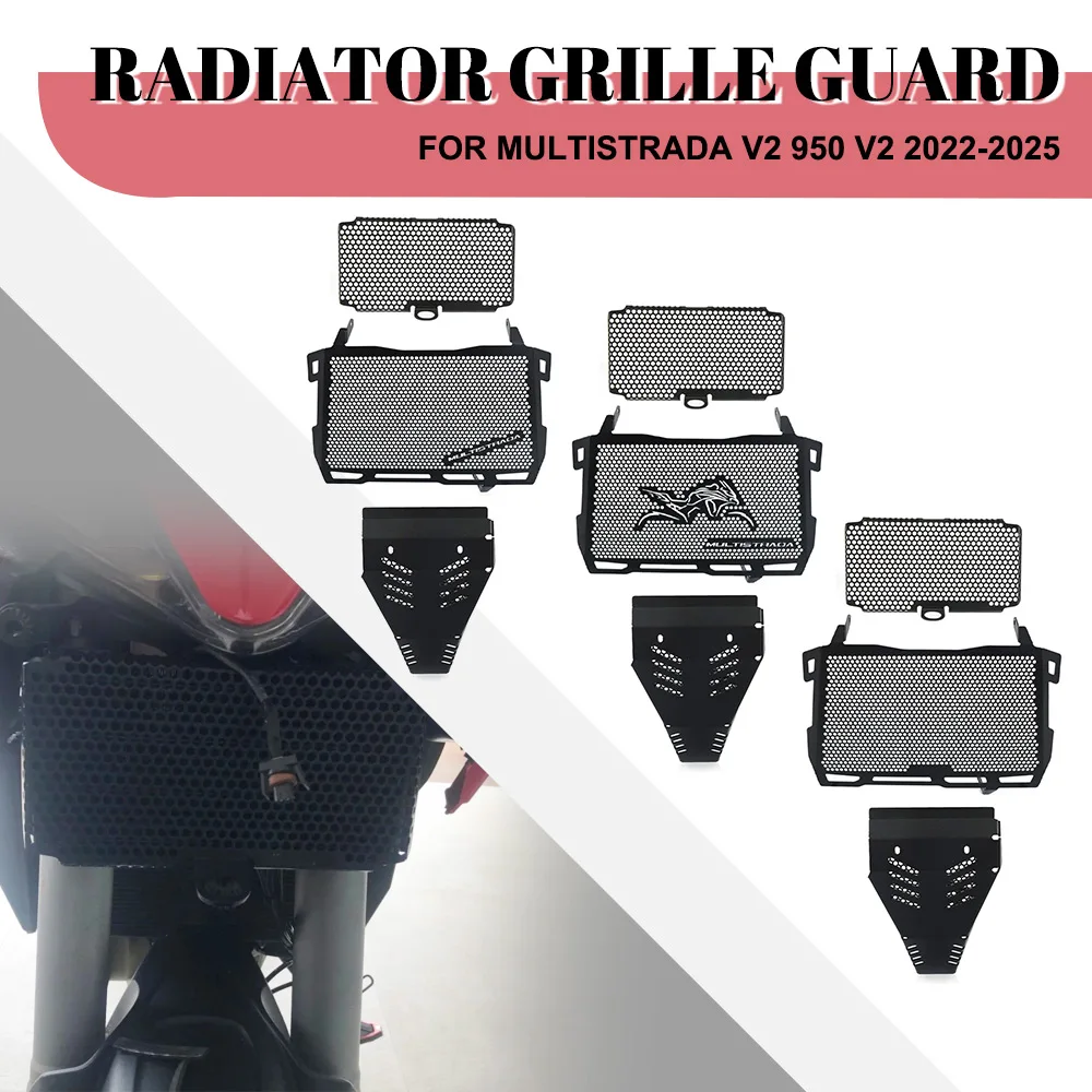 

MultiStrada 950 Motorcycle Radiator Guard Protection Engine Cover Protector For Ducati MultiStrada V2 950 V2 2022 2023 2024 2025