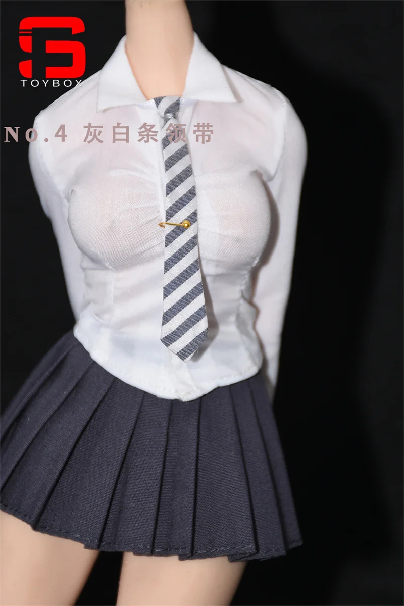 In Voorraad 1/6 Schaal Vrouwelijke Stropdassen Stropdas Enkelsok Kleding Accessoires Model Fit 12-inch TBL PH Soldaat action Figure Body