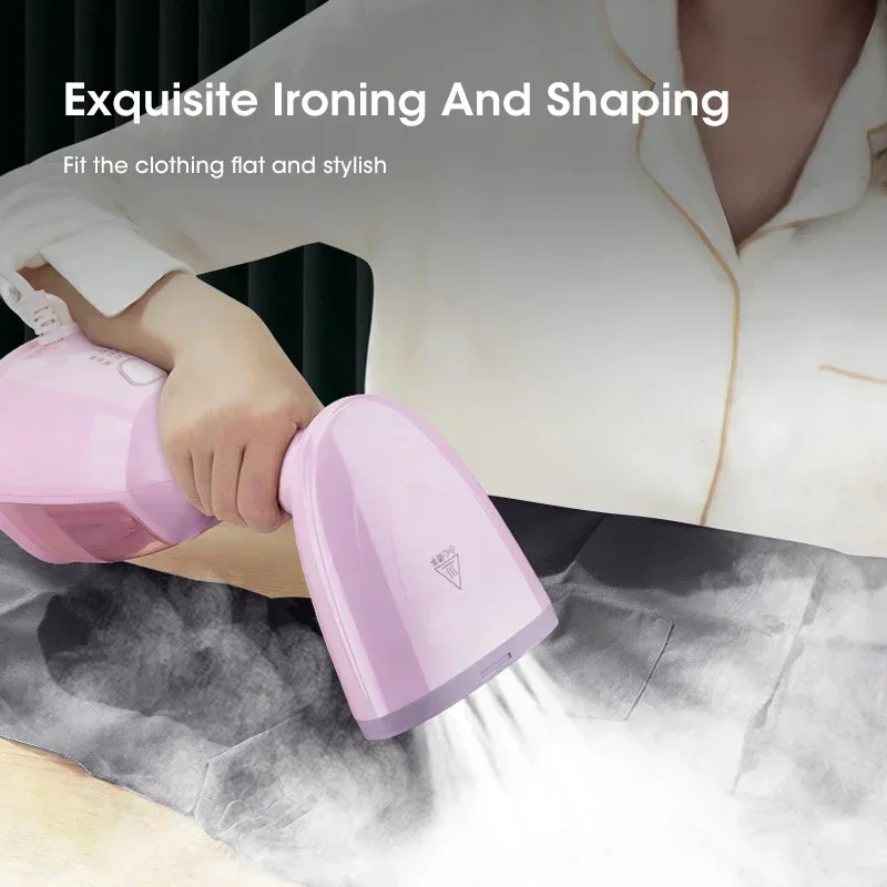 Portable 1500W Handheld Garment Steamer For Clothes 330ml Household Fabric Small Electric Steam Iron Machine For Home Travel Use image 2