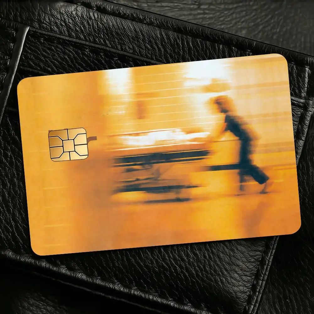 B-BlurS Band Credit Skin Cover Card Stickers 4PCS Film Bus Pass Front Decoration Bank Debit Waterproof
