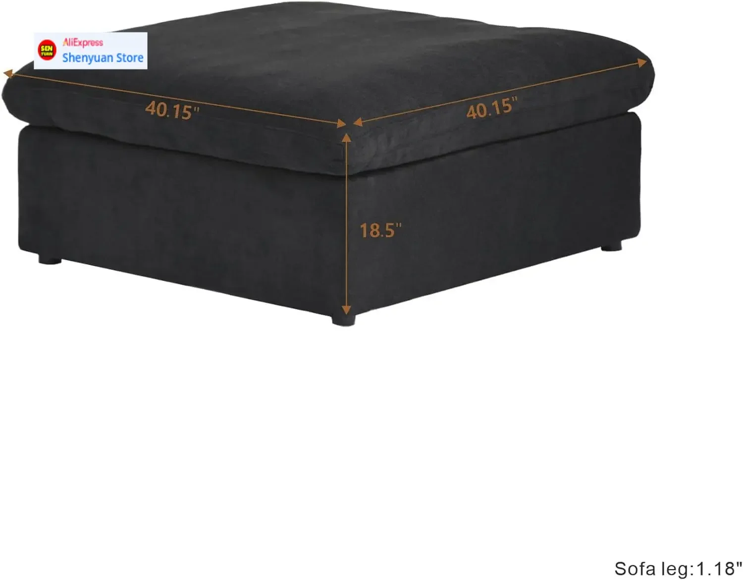 

Бестселлер: Модульный пуф-оттоманка для гостиной с отделениями для хранения, со съемными чехлами, минималистичный, удобный, дышащий