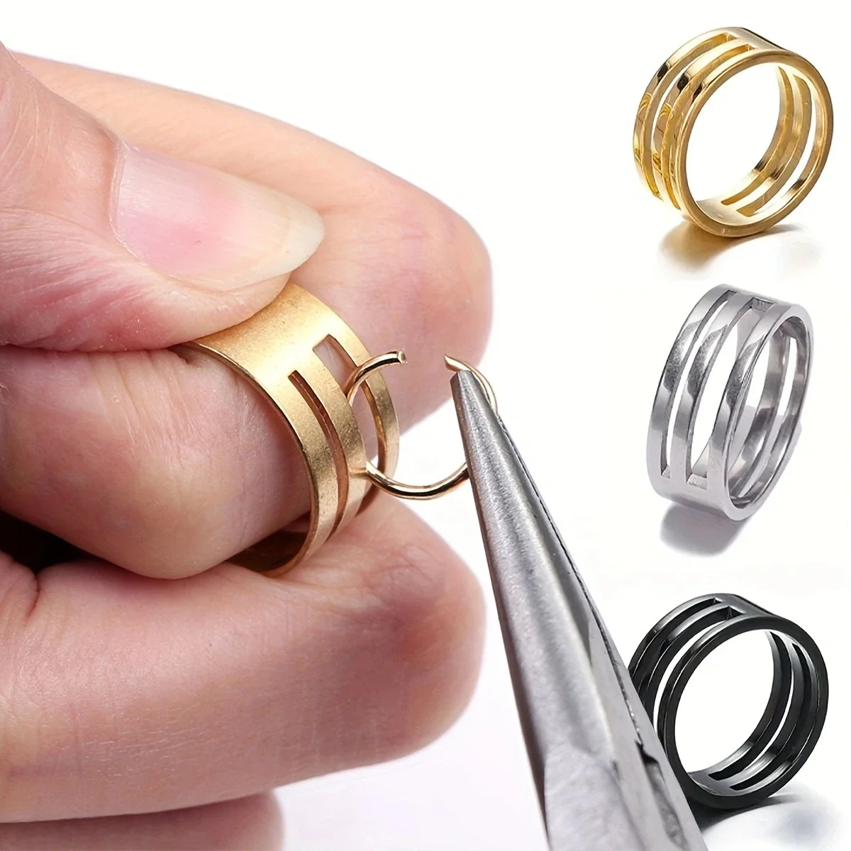 

1pc-Copper jump ring discovery opening/closing tool, used for jewelry making tools