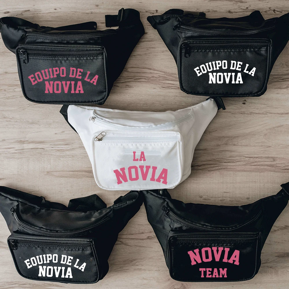 

Equipo De La Novia Bachelorette Party Fanny Pack Team Bride Fanny Packs Wedding Bride Shower Party Waist Bag Wedding Shower Gift