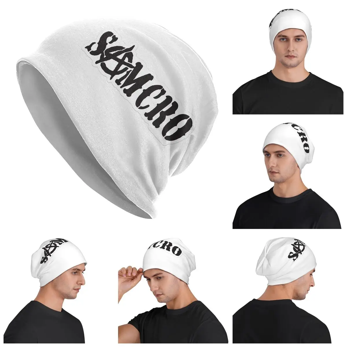 Sons Of Anarchy Samcro Whiskey Unisex Adult Beanies Caps Knitted Bonnet Hat Warm Hip Hop Autumn Winter Outdoor Skullies Hats