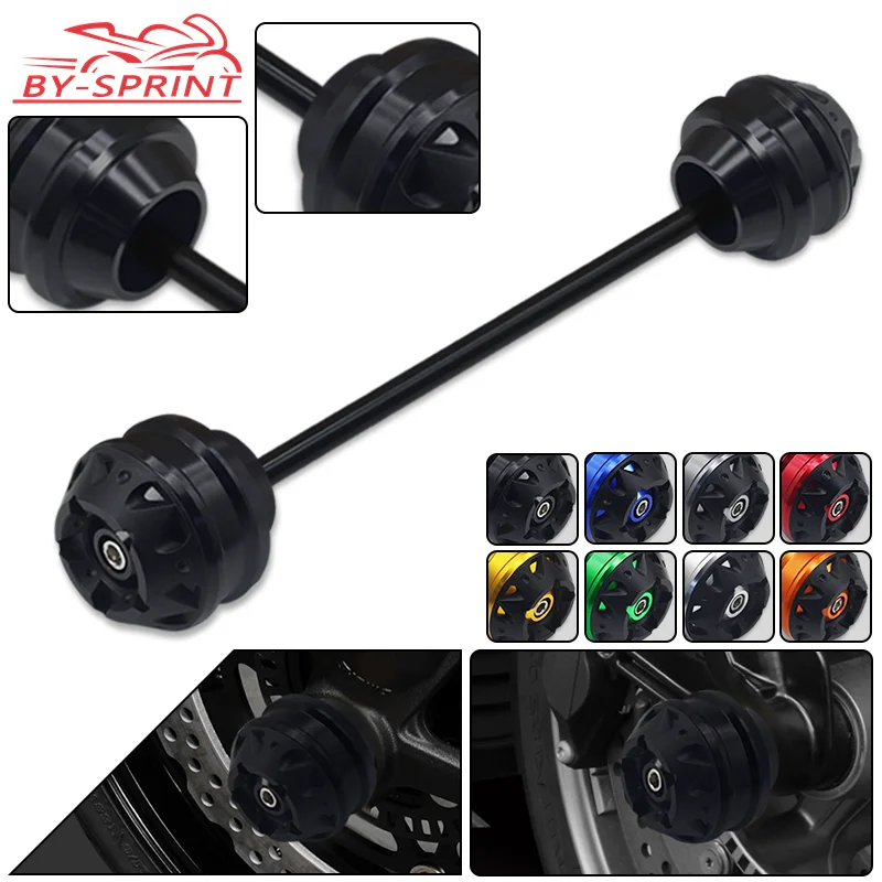 

Motorcycle CNC Front Axle Sliders Fork Wheel Protection Crash Cap For R1200GS R1250GS Adventure R1250RT R1250R R1250RS 2014-2024