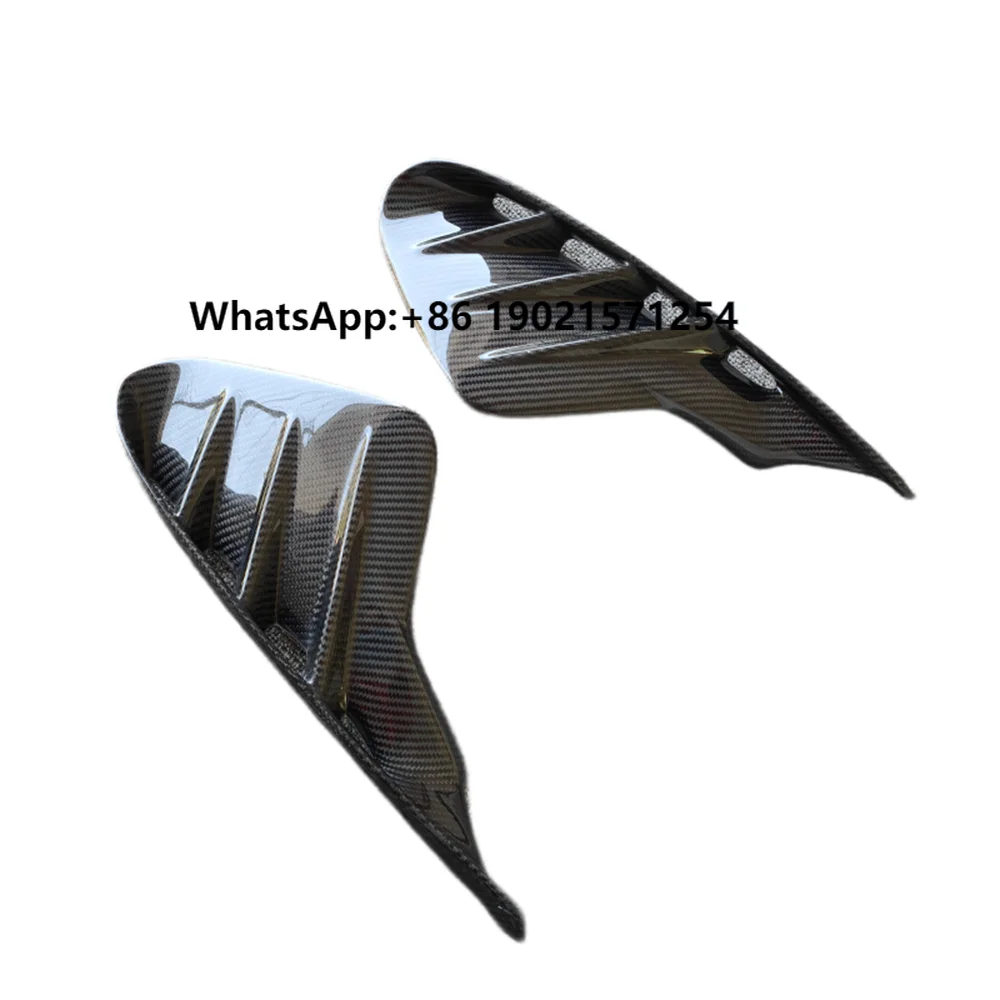 

Carbon Fiber TH Style Front Bumper Splitter for Porsche Taycan Modification Body Kit