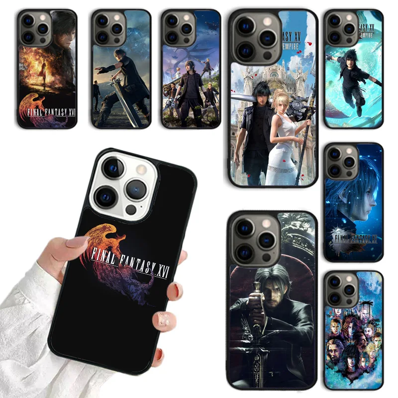 Final Fantasy XV FTV Handyhülle für iPhone 17 Air 16 15 14 Plus 11 12 13 Pro Max coque Cover Shell