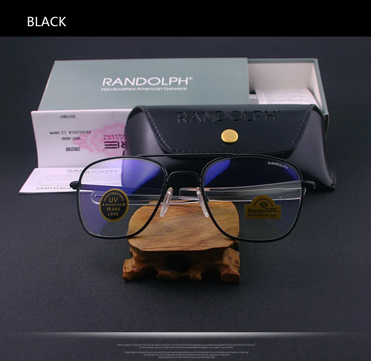 RE Sonnenbrille Mann Amerikanische Armee Militär Luftfahrt Pilot Sonnenbrille Gradienten Objektiv Frau Luxus Marke Vintage Titan Rahmen – Detail 23