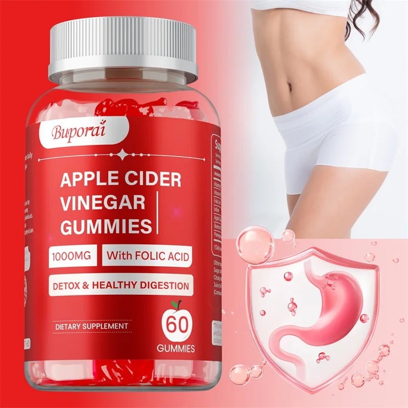 

Apple Cider Vinegar Gummies - Lose Weight, Relieve Anxiety and Stress, Improve Immunity, Promote Metabolism and Digestion