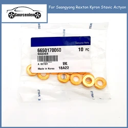 Brand New Genuine Injector Washer 6650170060 for Ssangyong Rexton Kyron Stavic Actyon