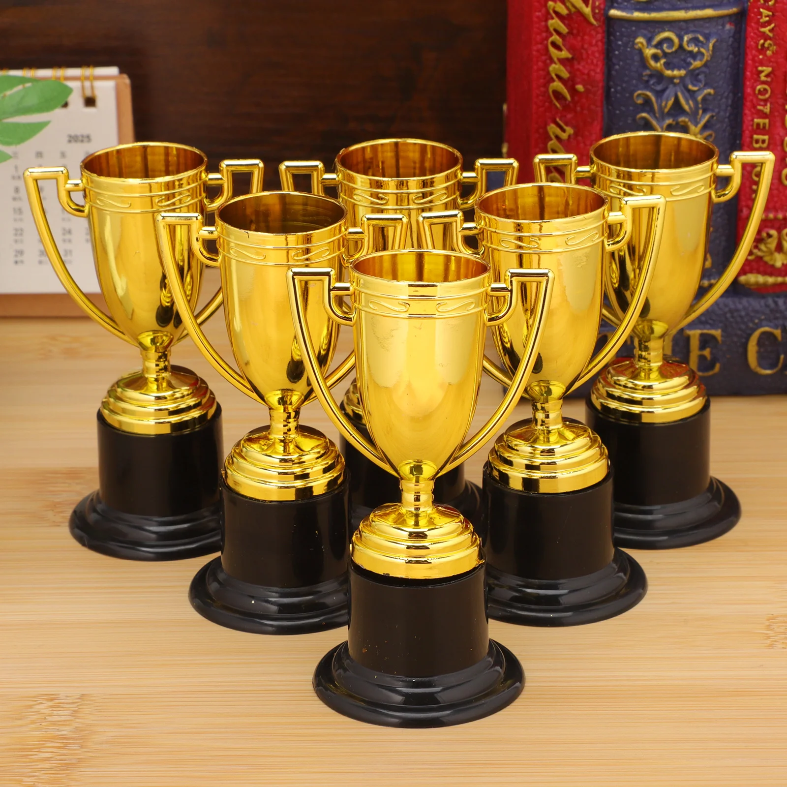 

24 Pcs Small Trophy Mini Trophies Elegant Design Versatile Use Plastic Prize Cups Kids Adults Team Sport Commemorative Items