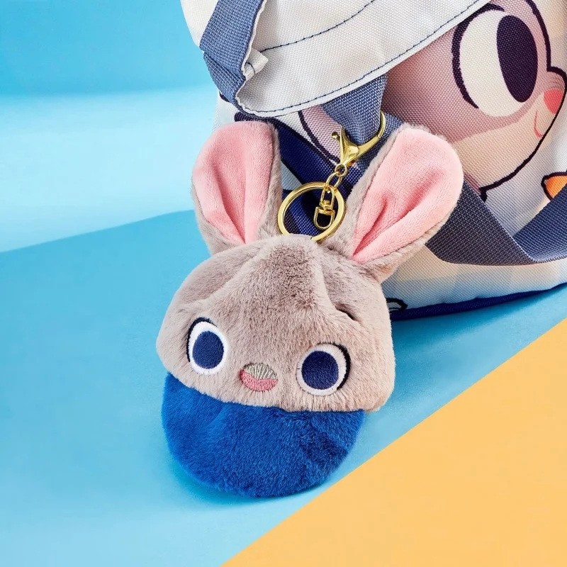 กระเป๋าใส่เหรียญขนาดเล็ก ดีไซน์หมวกดิสนีย์ จูดี้ ฮอปส์ หมีพูห์ มนุษย์ต่างดาว ทำจากผ้าพลัฌนุ่ม ใช้เป็นพวงกุญแจ ใส่ลิปสติก หูฟัง ป้องกันการสูญหาย ใช้ตกแต่งได้