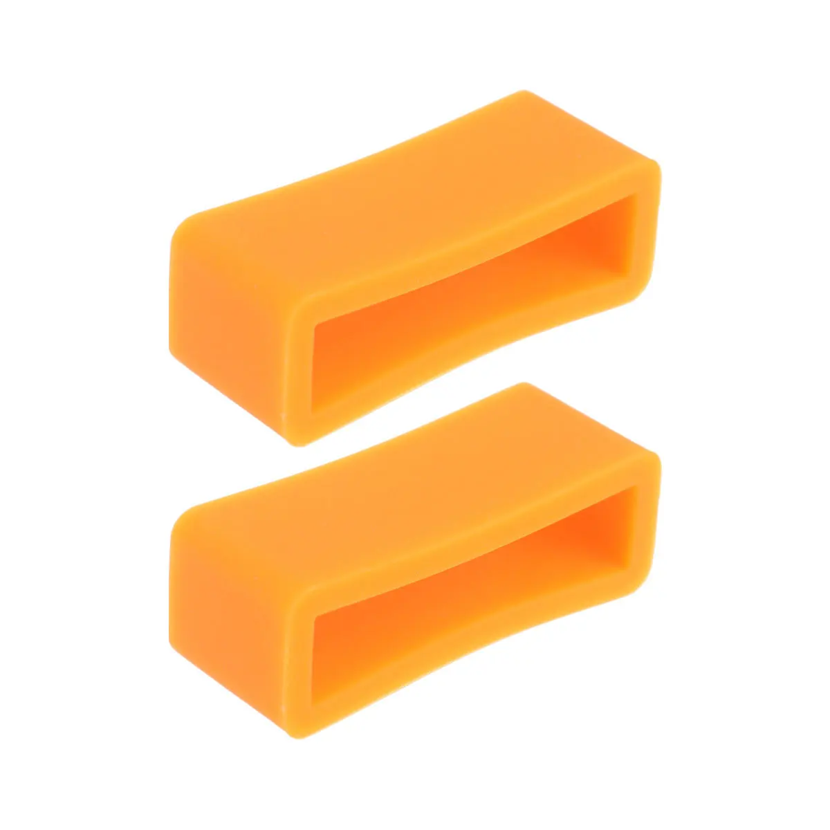 2 قطعة 22 مللي متر العصابات حامل للساعات قوي المنقولة حزام (استيك) ساعة حلقة سهلة التركيب حزام تحديد المواقع مشبك لساعة ذكية