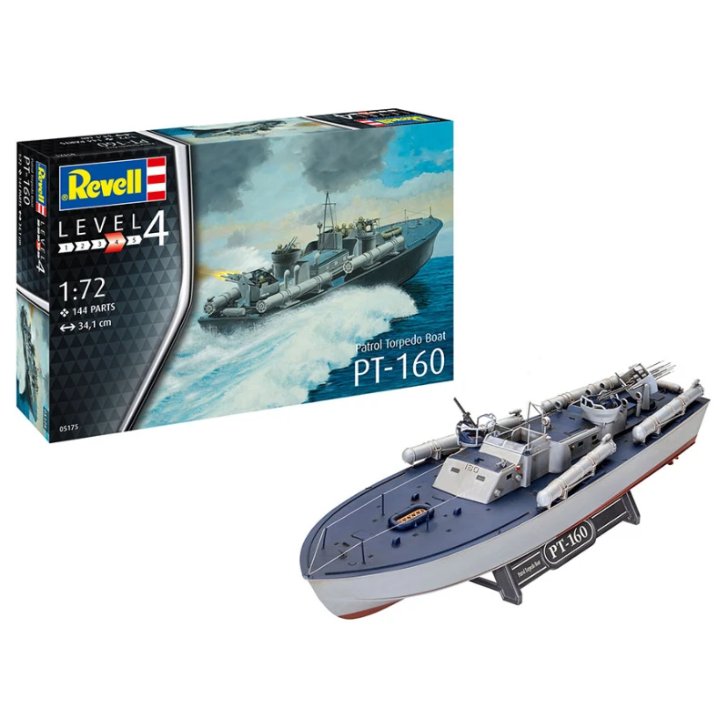 

1/72 Assembled Ship Model Patrol Torpedo Boat Model Kit PT-160 Submarine DIY Handmade Ship Model Kit Gift Collection