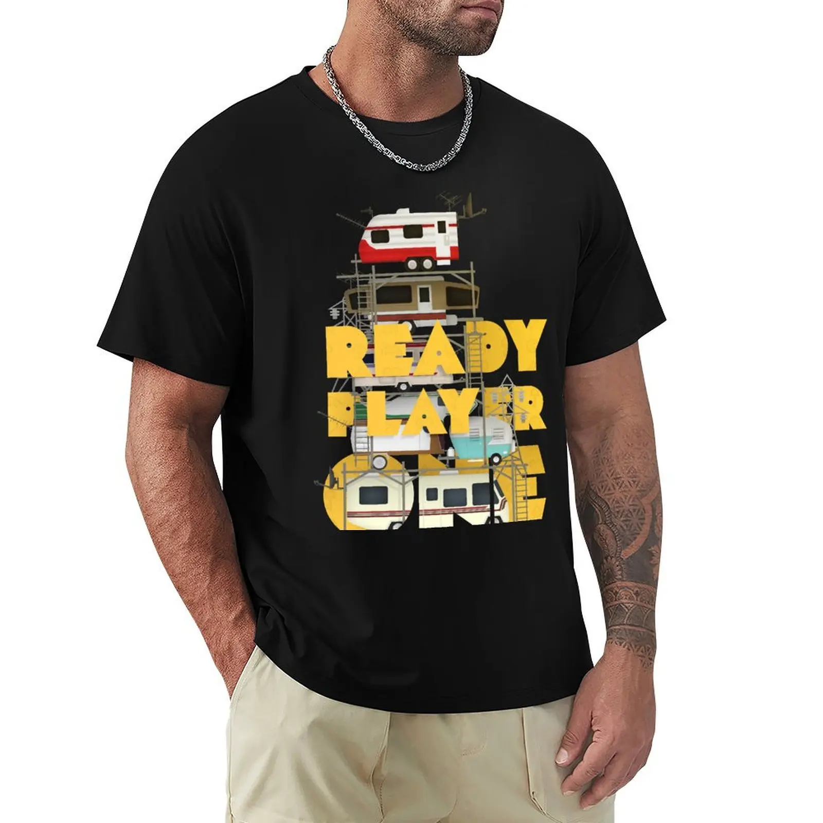 

Ready Player One T-Shirt customizeds summer clothes men graphic t shirts