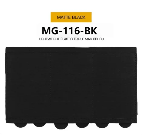 Function 5.56/7.62 MOLLE Mountable Storage Pouch Lightweight Elastic Three-in-One Function Bag