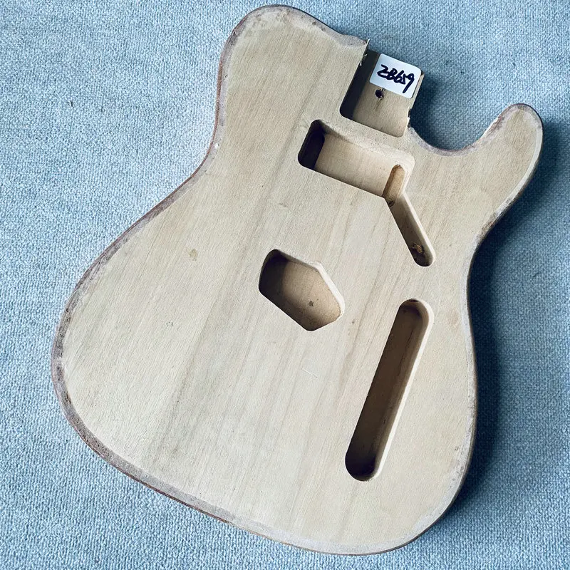 

EB659 TELE Solid With Plywood Unfinished TL Electric Guitar Body Right Hand No Paints Dirty&Damages Replace Part
